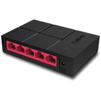 Esta es la imagen de switch | mercusys|  ms105g |5 puertos rj45 gigabit 10/100/1000 mbps | no administrable | para escritorio