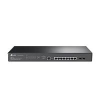 Esta es la imagen de switch tp-link sg3210xhp-m2 8p rj45 100/1000/2500 mbps poe administrable con 2 ranuras 10g sfp 1 rj45 consola y 1 micro-usb