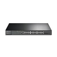 Esta es la imagen de switch tp-link sg3428xmp omada 24p ge poe administrable con 4sfp+ 1 rj45 y 1 micro-usb consola l2
