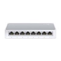 Esta es la imagen de switch | tp-link | tl-sf1008d |  8 puertos rj45 10/100 mbps  | no administrable  | para escritorio