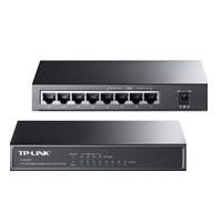 Esta es la imagen de switch | tp-link | tl-sf1008p | 8 puertos |rj45 10/100 mbps |no administrable |  4 puertos poe | para escritorio