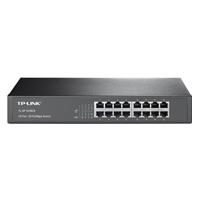 Esta es la imagen de switch | tp-link | tl-sf1016ds | 16 puertos rj45 10/100 mbps | no administrable | para escritorio o rack de 13 pulgadas