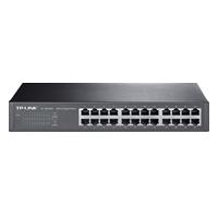 Esta es la imagen de switch | tp-link | tl-sg1024d | 24 puertos rj45 gigabit 10/100/1000 | no administrable |para escritorio o rack 13 pulgadas