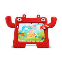 Esta es la imagen de tablet para niños 8 pulgadas / vorago / pad-8 kids /  android 13 / procesador: quadcore /  ram: 4gb  /  almacenamiento:  64gb / dualcam/  wifi / bt / funda roja / juegos / peliculas / tareas