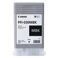 Esta es la imagen de tanque de tinta canon pfi-030mbk negro mate