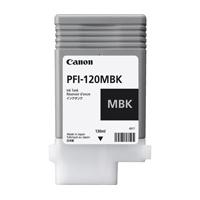Esta es la imagen de tanque de tinta canon pfi-120mbk negro mate