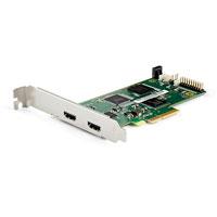 Esta es la imagen de tarjeta capturadora de video hdmi pcie - tarjeta pci express hdmi 2.0 4k 60hz con hdr - tarjeta de captura pcie x4 para computadora - grabador de video/live streaming/adaptador startech