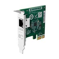 Esta es la imagen de tarjeta de red qnap qxg-2g1t-i225 / single-port 2.5 gbe network expansion card / intel ethernet controller i225-lm / nbase-t rj45(1) / pcie gen2 (1) / transmission rates 2.5gbps-1gbps-100mbps-10mbps