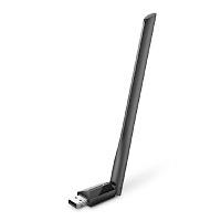 Esta es la imagen de tarjeta de red | tp-link | archer t2u plus | usb | banda dual |  ac600 | 5ghz 433mbps 2.4ghz 200mbps | usb 2.0 | antena externa 5dbi