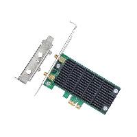 Esta es la imagen de tarjeta de red | tp-link | archer t4e | pci express inalambrica | ac1200 | 5ghz 867mbps 2.4ghz 300mbps