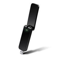 Esta es la imagen de tarjeta de red | tp-link | archer t4u | usb inalambrica | banda dual | ac1300 400mpbs en 2.4ghz y 867mbps en 5ghz 802.11 ac/a/b/g/n puerto usb 3.0 para windows y mac