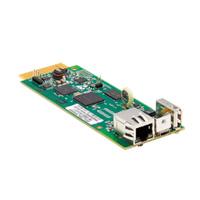 Esta es la imagen de tarjeta de red tripp lite webcardlxmini para administracion de red tripp lite webcardlxmini para sistemas ups selectos de tripp lite garantia limitada por 2 años