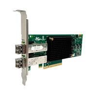 Esta es la imagen de tarjeta de red xfusion emulex hba 32gb fc (lpe32002)  2-port