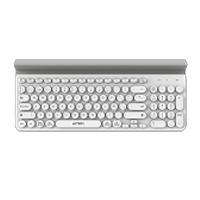Esta es la imagen de teclado acteck inspire comp ti695 / inalambrico / dual / multidispositivo / español / 97 teclas / blanco  / ac-934213