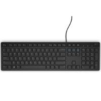Esta es la imagen de teclado alambrico dell de 105 teclas en español modelo kb216 color negro | 580-adrc