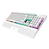 Esta es la imagen de teclado gamer balam rush dominate expert gk979 / alambrico / multimedia / iluminacion rgb /105 teclas / español / ergonomico / mecanico / win- ios - linux - android / blanco / br-936798