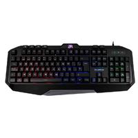 Esta es la imagen de teclado gamer balam rush gunfire kg330 / alambrico usb / iluminacion led / multimedia / español / 117 teclas / negro / br-929639