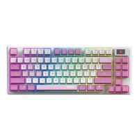Esta es la imagen de teclado inalámbrico msi forge gk600 tkl w violet us inalámbrico / bluetooth / usb 2.0 / rgb
