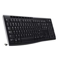 Esta es la imagen de teclado logitech k270 multimedia receptor usb unifying (español) negro
