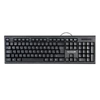 Esta es la imagen de teclado - techzone - tz16tec01-ala - qwerty - alambrico usb a - 1.30mtrs - teclas 104 - negro
