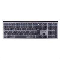 Esta es la imagen de teclado - techzone - tzactcb01 - bluetooth 2.0 y 3.0 - bateria recargable  tipo c - 2400mhz - 10m de alcance - teclas 108 + 12 multifuncion - qwerty