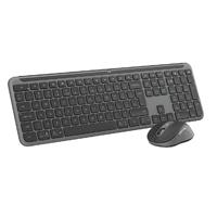 Esta es la imagen de teclado y mouse logitech mk950 signature slim inalambrico receptor usb bolt (español) grafito
