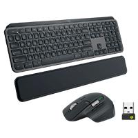 Esta es la imagen de teclado y mouse logitech mx keys combo business gen 2 inalambrico usb bolt (español) grafito