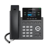 Esta es la imagen de telefono ip grandstream grp2612w/ 2 cuentas sip 4 lineaswifi pantalla a color 2 puertos 10/100/100 16 teclas blf poe no incluye eliminador