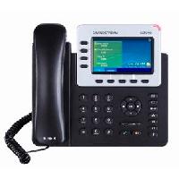 Esta es la imagen de telefono ip grandstream gxp2140 / 4 cuentas sip 4 lineas 2 puertos gigabit bluetooth conector rj9 compatible con ehs y modulo de expansion pantalla lcd a color soporta poe e incluye eliminador