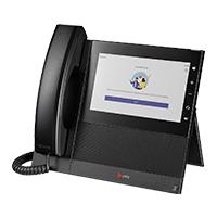 Esta es la imagen de telefono ip hp poly 82z85aa ccx 600/ multimedia sip android 9 pantalla tactil a color de 7 pulgadas wifi bluetooth 2 puerto usb tipo a y c poe no incluye fuente de alimentacion