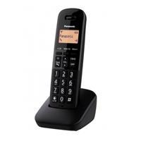 Esta es la imagen de telefono panasonic kx-tgb310meb inalambrico pantalla lcd color ambar50 numeros en directorio bloque de llamadas no deseadas volumen de receptor localizador de auricular negro