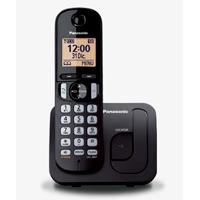 Esta es la imagen de telefono panasonic kx-tgc210meb inalambrico pantalla lcd color ambar altavoz identificador de llamadas 50 numeros en directorio negro