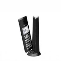 Esta es la imagen de telefono panasonic kx-tgk210meb inalambrico con identificador de llamadas modo eco directorio telefnico botn para intercom color negro.