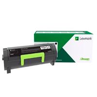 Esta es la imagen de toner laser lexmark 58d4h00 negro