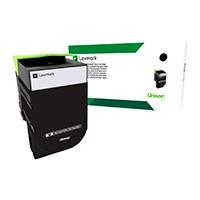 Esta es la imagen de toner laser lexmark 70c80k0 negro