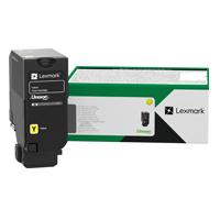 Esta es la imagen de toner laser lexmark 71c8hy0 amarillo