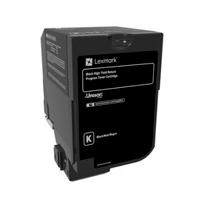 Esta es la imagen de toner laser lexmark 74c4hk0 negro