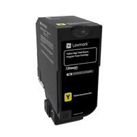 Esta es la imagen de toner laser lexmark 74c4hy0 amarillo