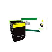 Esta es la imagen de toner laser lexmark 78c4xy0 amarillo