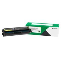 Esta es la imagen de toner laser lexmark color amarillo