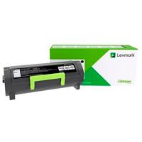 Esta es la imagen de toner laser lexmark color negro alto rendimiento