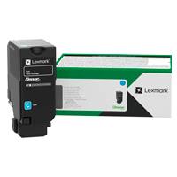 Esta es la imagen de toner lexmark 71c80c0 cyan