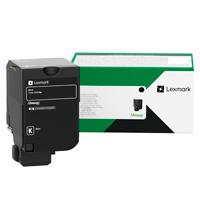 Esta es la imagen de toner lexmark 71c80k0 negro