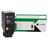 Esta es la imagen de toner lexmark 71c80y0 amarillo
