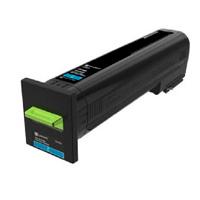 Esta es la imagen de toner lexmark 72k4xc0 cyan