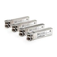 Esta es la imagen de transceivers hpe msa 2050/2052 sfp fc 16gb sw 4 pack