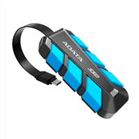 Esta es la imagen de unidad de estado solido ssd externo adata sc740 500gb portatil usb 3.2 gen 2 tipo c windows mac android ps5 xbox x s color azul sc740-500g-cbu