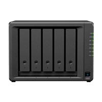 Esta es la imagen de unidad de expansion synology dx525 5 bahias 3.5 sata hdd/2.5 sata ssd/hasta 100tb/hot-swap solo compatible con ds925