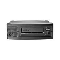 Esta es la imagen de unidad de respaldo en cinta hpe storeever lto-7 ultrium sas externa