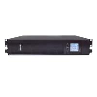 Esta es la imagen de ups de 1000va epcom by hikvision epu1000rtol2u 900w / topología on-line doble conversión / entrada y salida de 120 vca / clavija de entrada nema 5-15p / pantalla lcd configurable /formato rack/torre